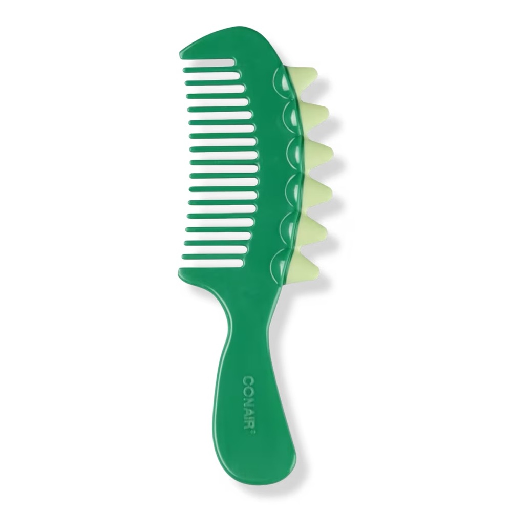 Conair Kids Green Comb w| Scales for Scalp Massage *BRAND NEW/ NEVER USED*